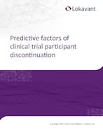 Whitepaper Predictive factors of clinical trial participant discontinuation cover