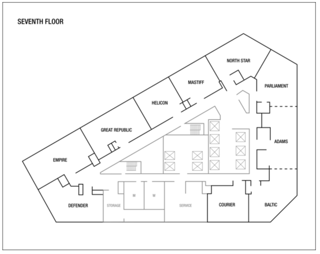 business suite floorplan